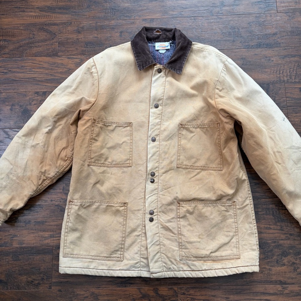 Vintage Dickies Blanket Lined Distressed Chore Barn Winter Coat - Picture 15 of 16